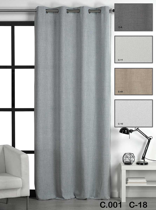 CORTINA C001 GRIS PERLA 140X260 DOLZ