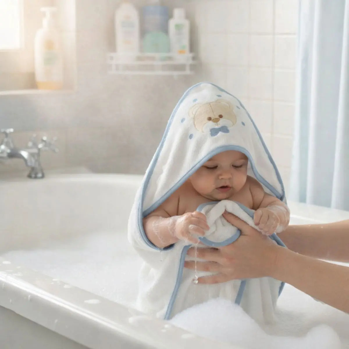 CAPA DE BAÑO T-1M FB01 BLANCO-AZUL MARTIFANEL