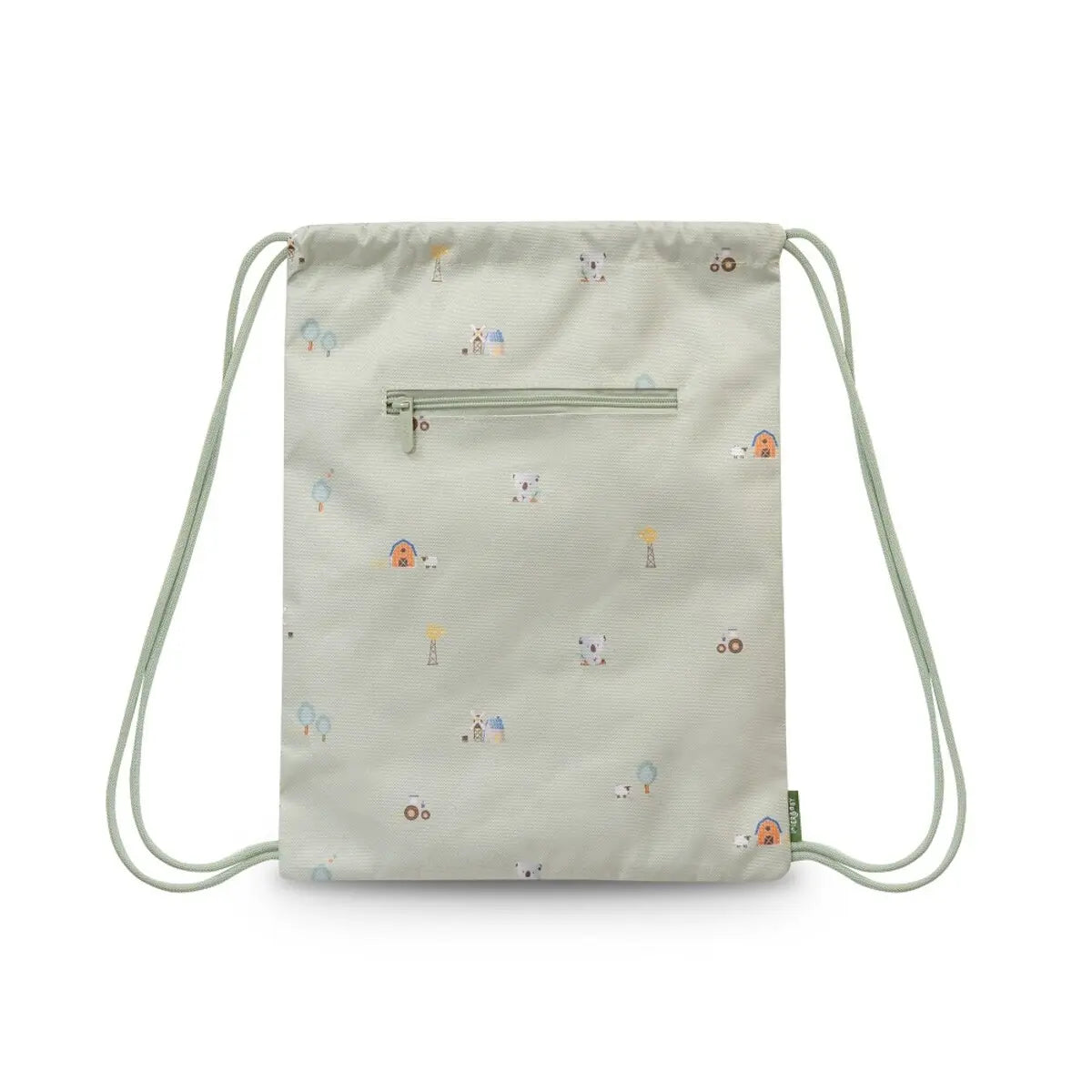 MOCHILA SACO INFANTIL MODELO GRANJA KOALA VERDE INTERBABY