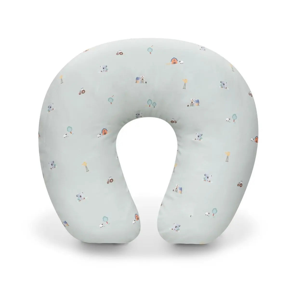 ALMOHADA LACTANCIA MODELO GRANJA KOALA VERDE INTERBABY
