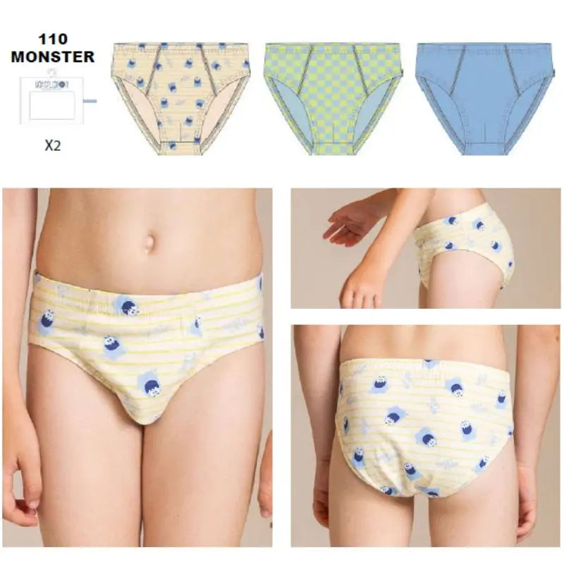 PACK 3 SLIPS NIÑO REF 110 MONSTER WATERLEMON
