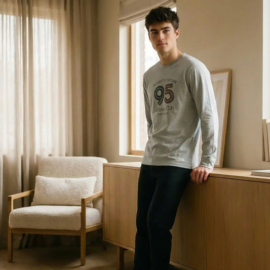 PIJAMA HOMBRE PUNTO 8652 WATERLEMON
