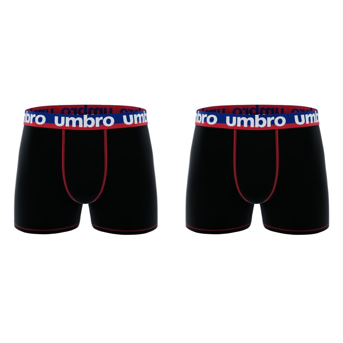 PACK 2 BOXER HOMBRE ALGODÓN AS1 NEGRO X2 UMBRO