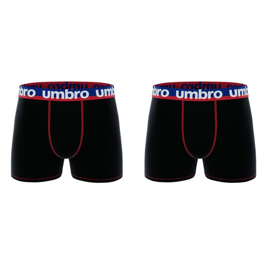 PACK 2 BOXER HOMBRE ALGODÓN AS1 NEGRO X2 UMBRO