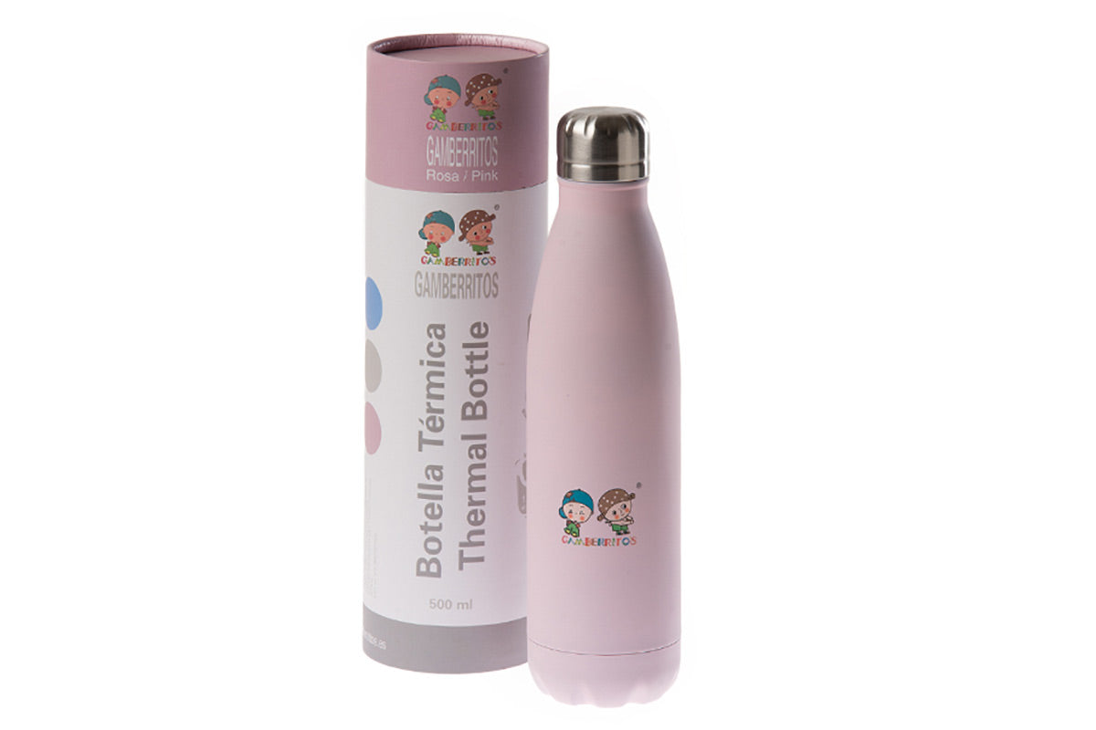 BOTELLA TÉRMICA 10579 500ML ROSA GAMBERRITOS