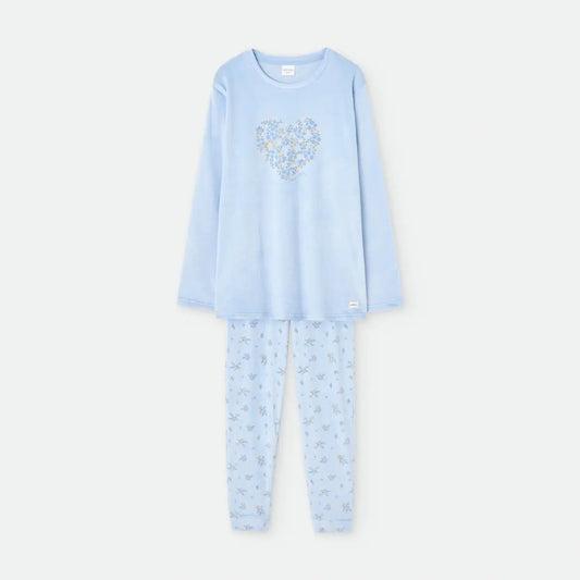 PIJAMA MUJER TERCIOPELO 7951 WATERLEMON