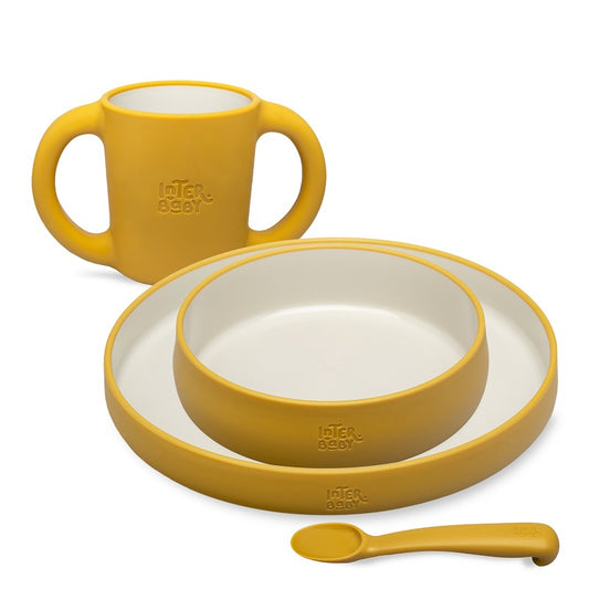 VAJILLA APRENDIZAJE SET42-75 OCRE TIERRA INTERBABY