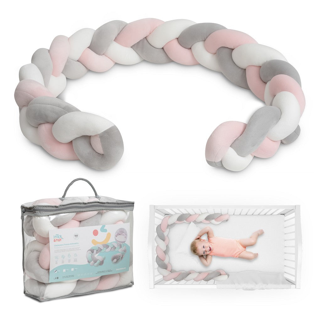 CHICHONERA CUERDA TRENZADA ROSA INTERBABY