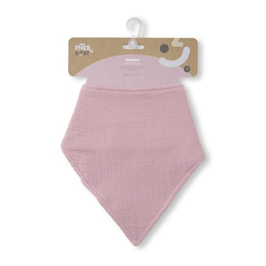 BABERO BAMBU BANDANA 00310-66 ROSA MAQUILLAJE INTERBABY