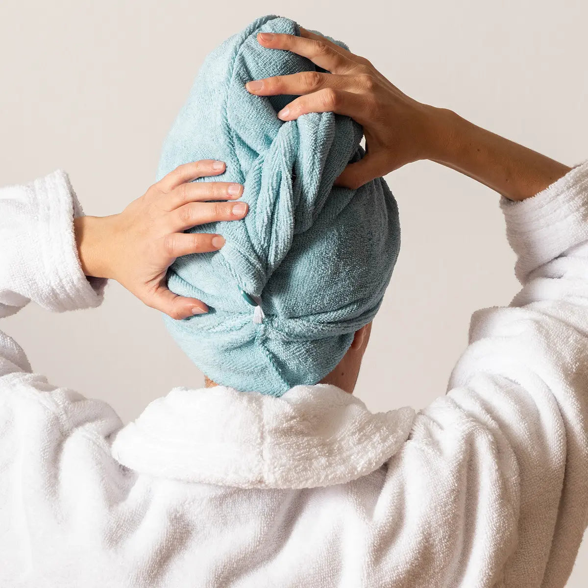 TURBANTE SECAPELO MICROFIBRA AGUA MARINA EDEN