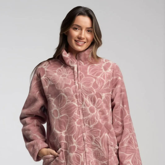 BATA MUJER CORALINA CREMALLERA FLORES 1121 ROSA LIN