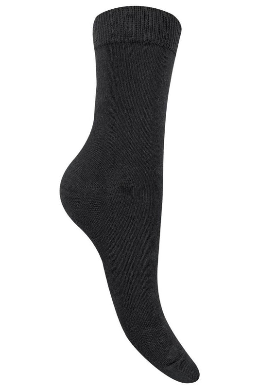 CALCETIN MUJER TÉRMICO PUNTO LISO PA9010 NEGRO PIERRE CARDIN