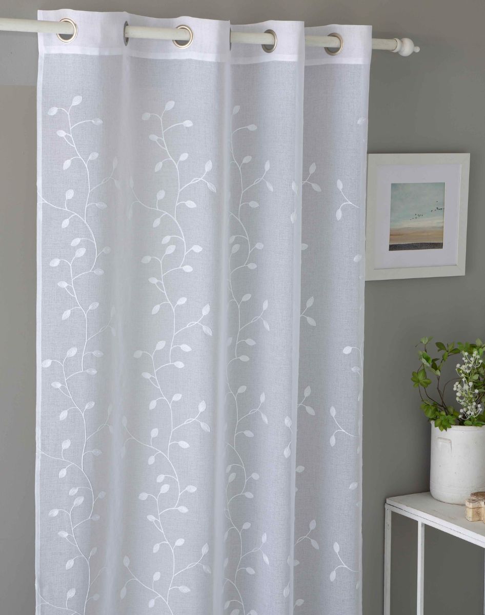 CORTINA IM CAILA 140X270 BLANCO FUN&DECO