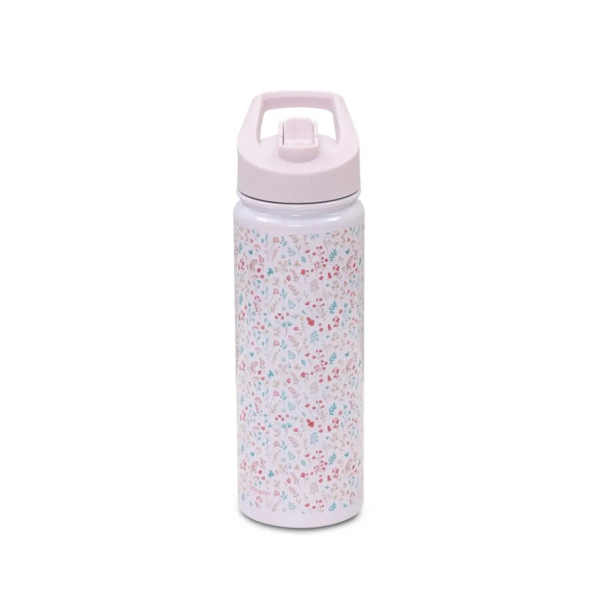 BOTELLA TERMO ACERO MODELO PETALOS ROSA INTERBABY
