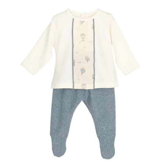 CONJUNTO POLAINA 11181 ANEMOI CELESTE CALAMARO