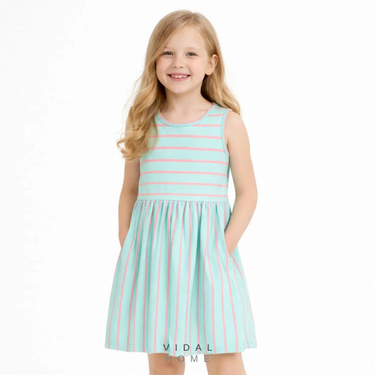 VESTIDO INFANTIL NIÑA 590-43 WATERLEMON