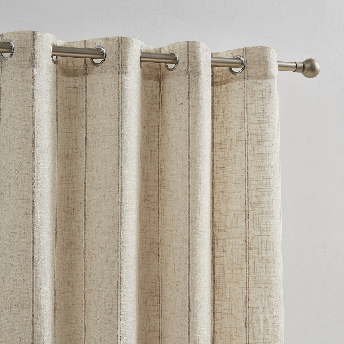 VISILLO RUSTICO LINO RAYA TOSTADA VD-5334 CRUDO CAMALTEX