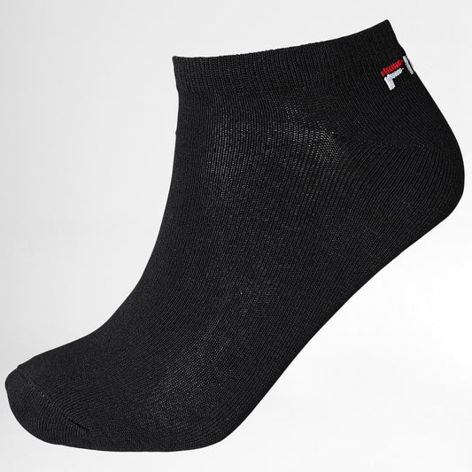 PACK 3 CALCETINES INVISIBLES UNISEX F9100 NEGRO FILA