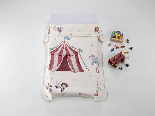 MANTA CUNA LUMPY N54 110X140 MULTICOLOR MORA