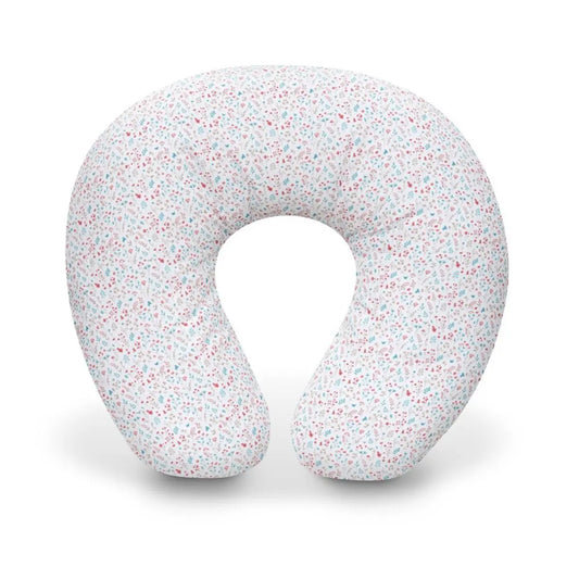 ALMOHADA LACTANCIA MODELO PETALOS FLORES ROSA INTERBABY