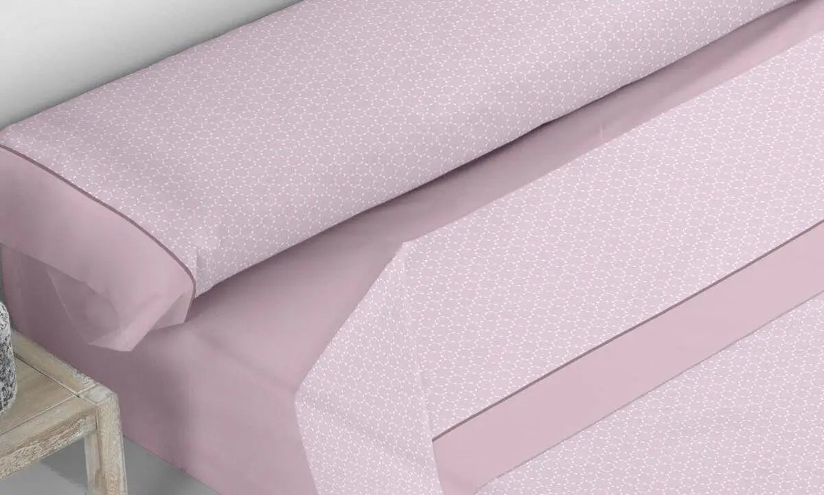 JUEGO DE SABANAS TELA DIAMANTES MAQUILLAJE TROVADOR