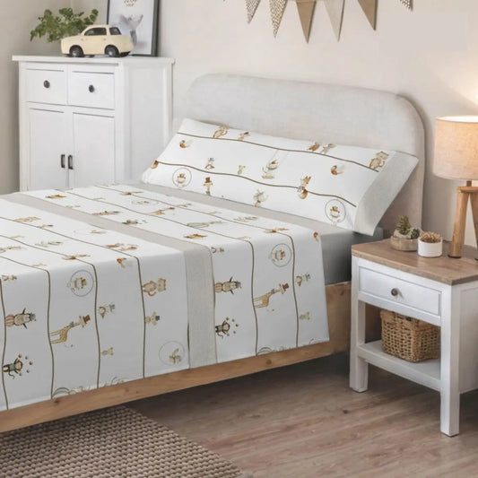JUEGO DE SABANAS TELA FANTASY LINO KABELY KIDS