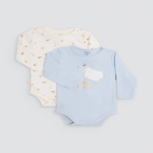 BODY BEBÉ MANGA LARGA 25638 PACK DE 2 YSABEL MORA