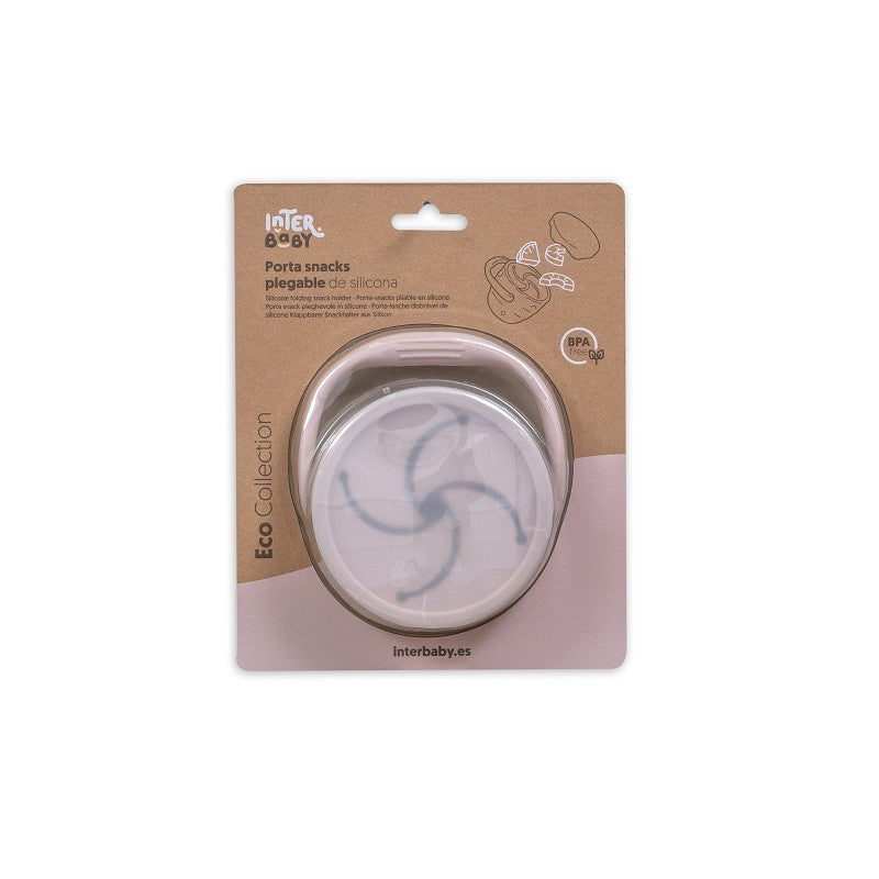 PORTA SNACKS SILICONA SI006-66 ROSA MAQUILLAJE INTERBABY