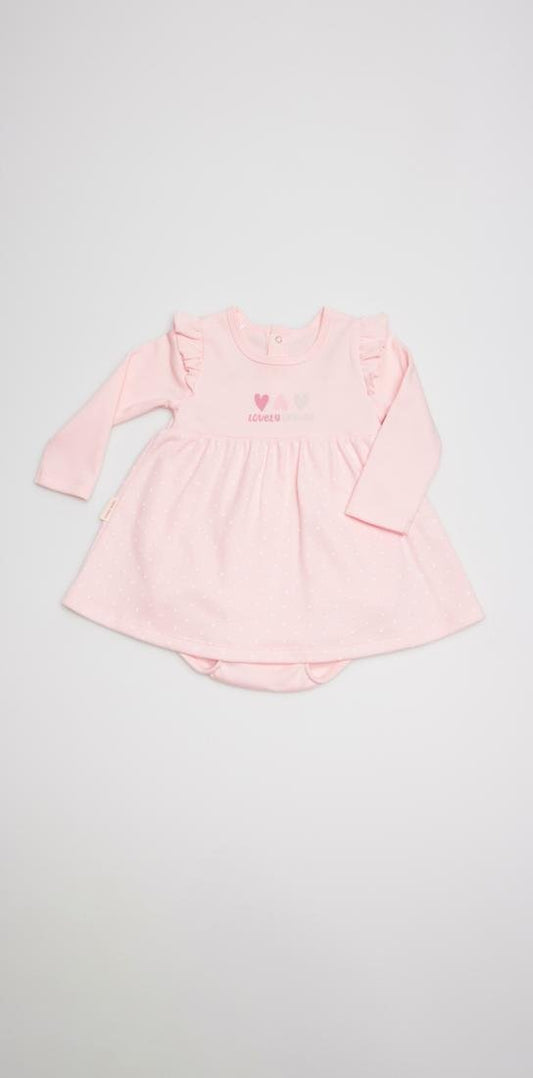 VESTIDO BODY BEBE MANGA LARGA 25374 YSABEL MORA
