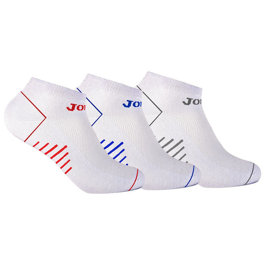 CALCETIN DEPORTIVO TOBILLERO HOMBRE PACK 3 201812TB BLANCO JOMA