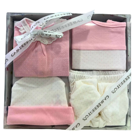 JUEGO PUNTILLA 4 PCS 11037 ROSA GAMBERRITOS
