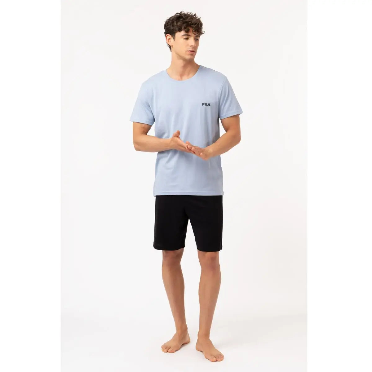 PIJAMA HOMBRE MANGA CORTA FPS1194 AZUL FILA