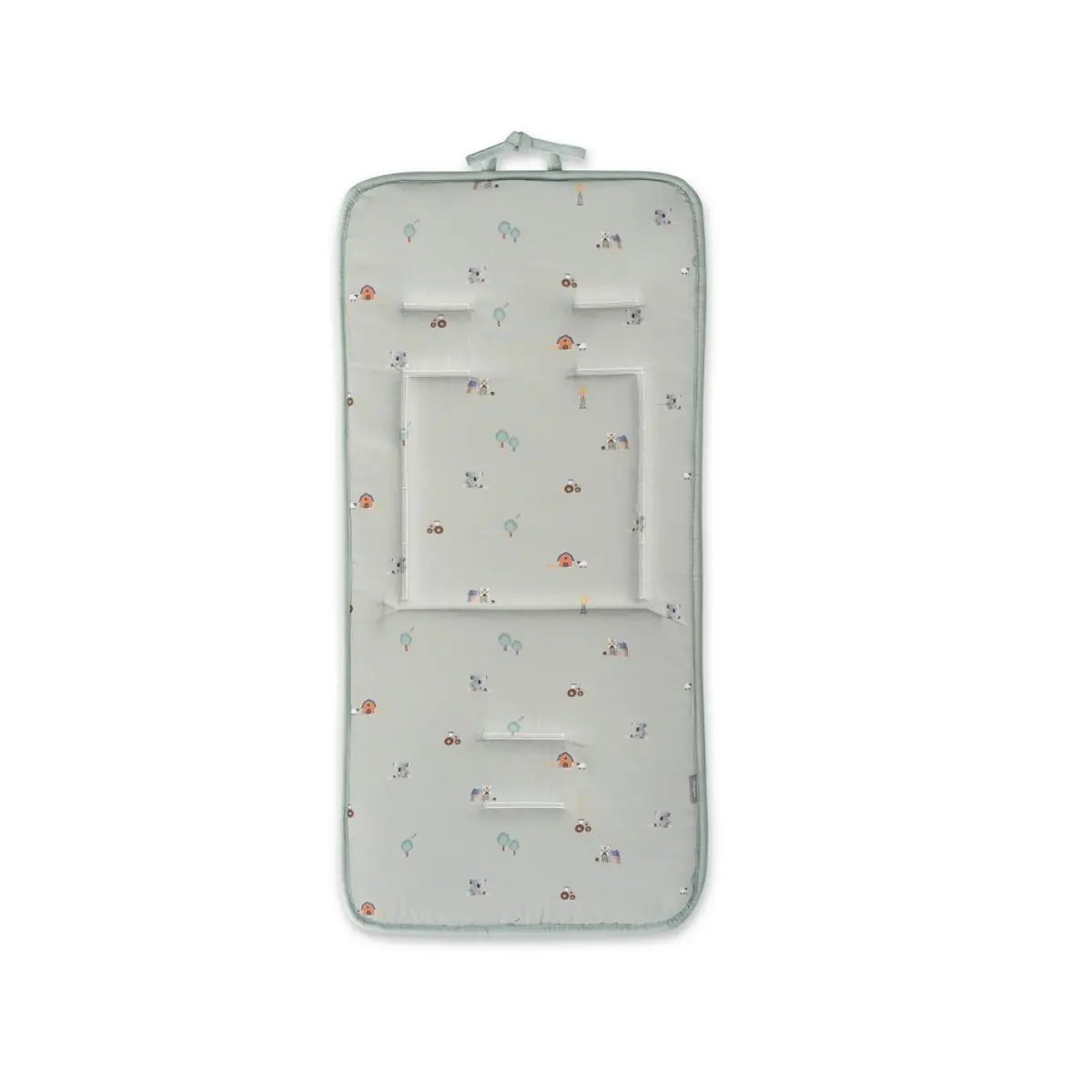 COLCHONETA REVERSIBLE MODELO GRANJA KOALA VERDE INTERBABY