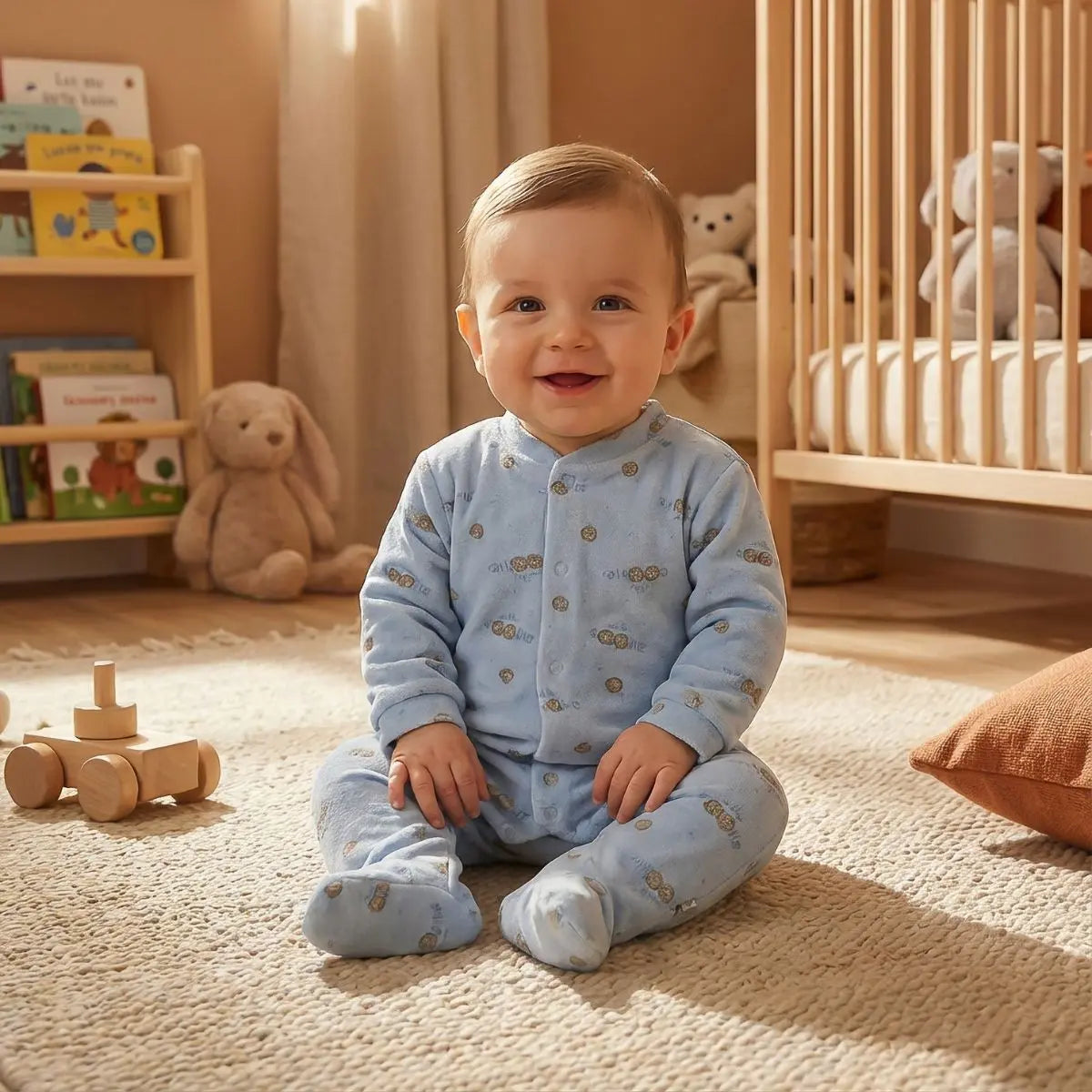 PELELE BEBE VELOUR 8011 WATERLEMON
