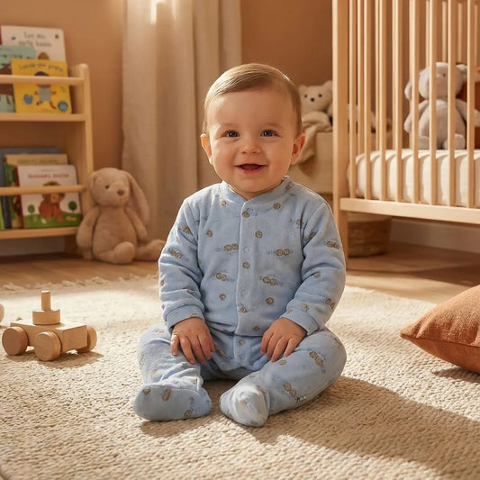 PELELE BEBE VELOUR 8011 WATERLEMON