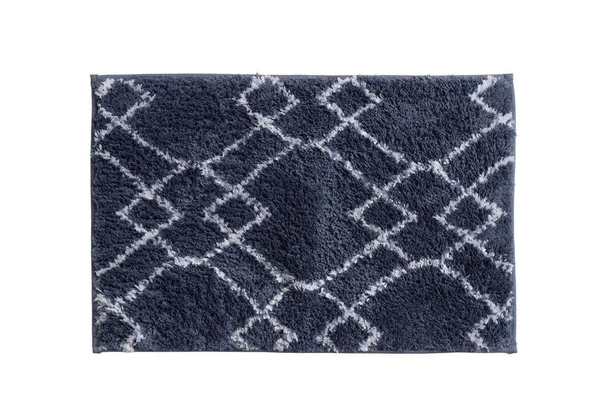 ALFOMBRA BAÑO CERES MARINO 60X40 EDEN