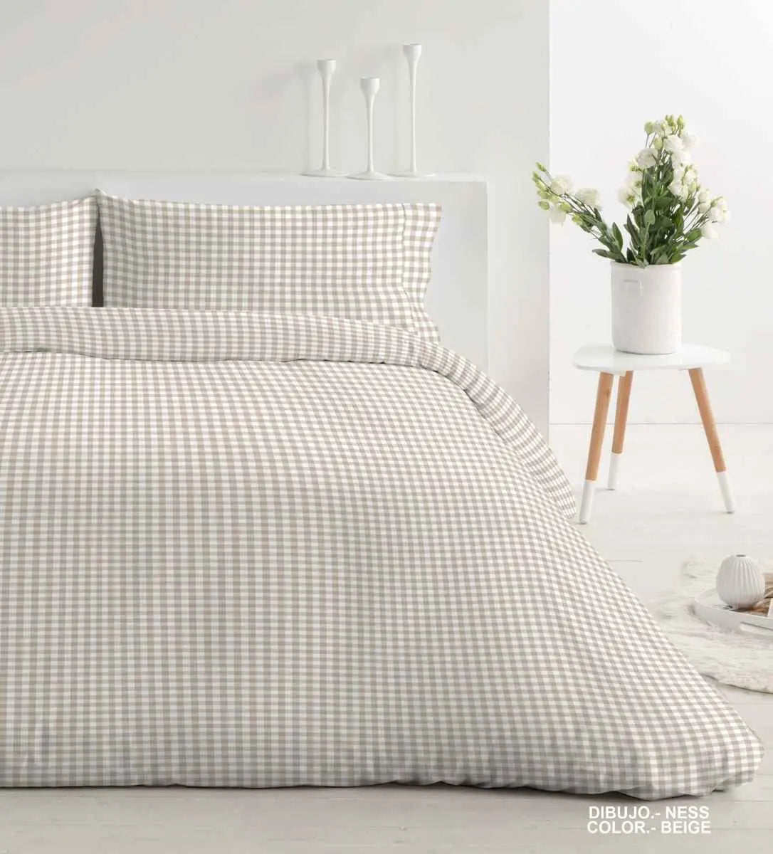 FUNDA NORDICA 2 PZS NESS BEIGE POLO POLO