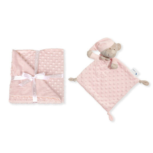 MANTA BURBUJA + DOU DOU OSITO ROSA INTERBABY