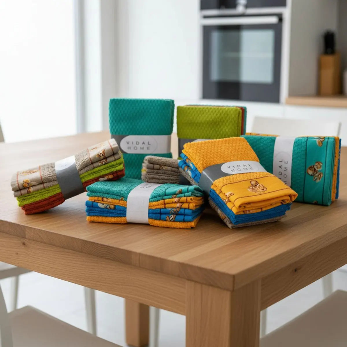 PAÑOS DE COCINA PACK 6 10456 50X50 VIDAL HOME