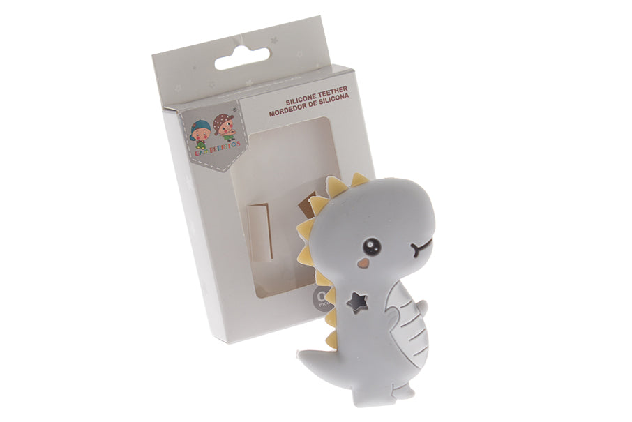 MORDEDOR SILICONA DINO 10978 GRIS GAMBERRITOS