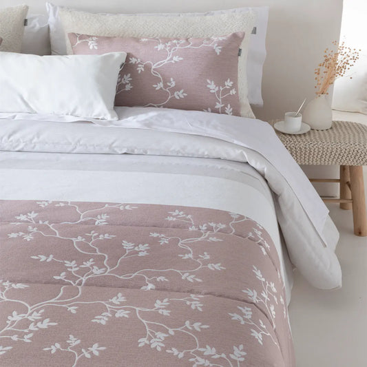 CONFORTER JACQUARD MODELO TOPI C/01 ROSA NUDE SANDECO