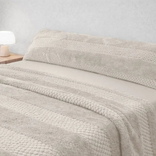 CONFORTER SHERPA TEIDE BEIGE TROVADOR