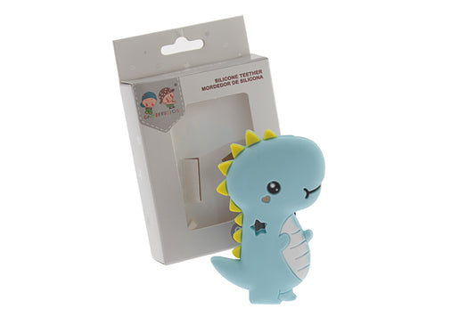 MORDEDOR SILICONA DINO 10978 AZUL GAMBERRITOS