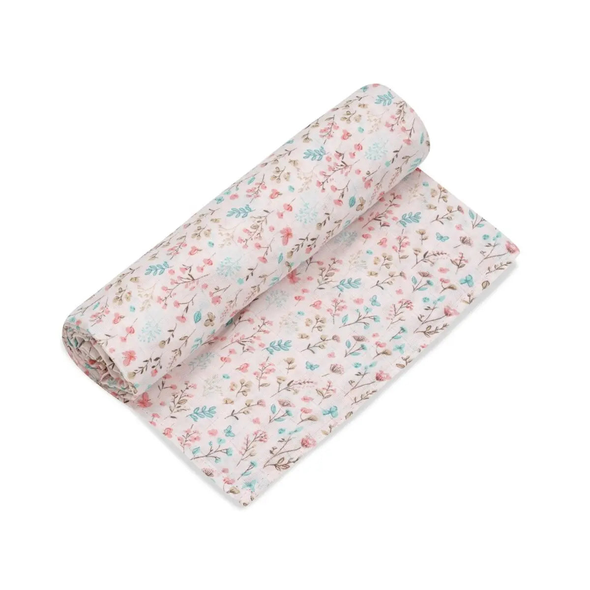 MUSELINA 120 x 120 MODELO PETALOS ROSA INTERBABY