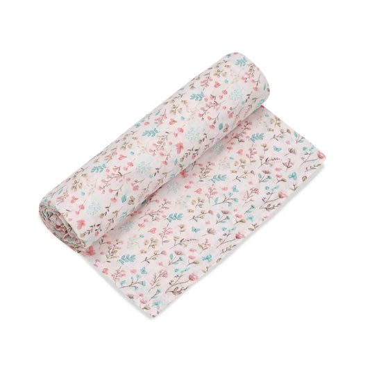 MUSELINA 120 x 120 MODELO PETALOS ROSA INTERBABY