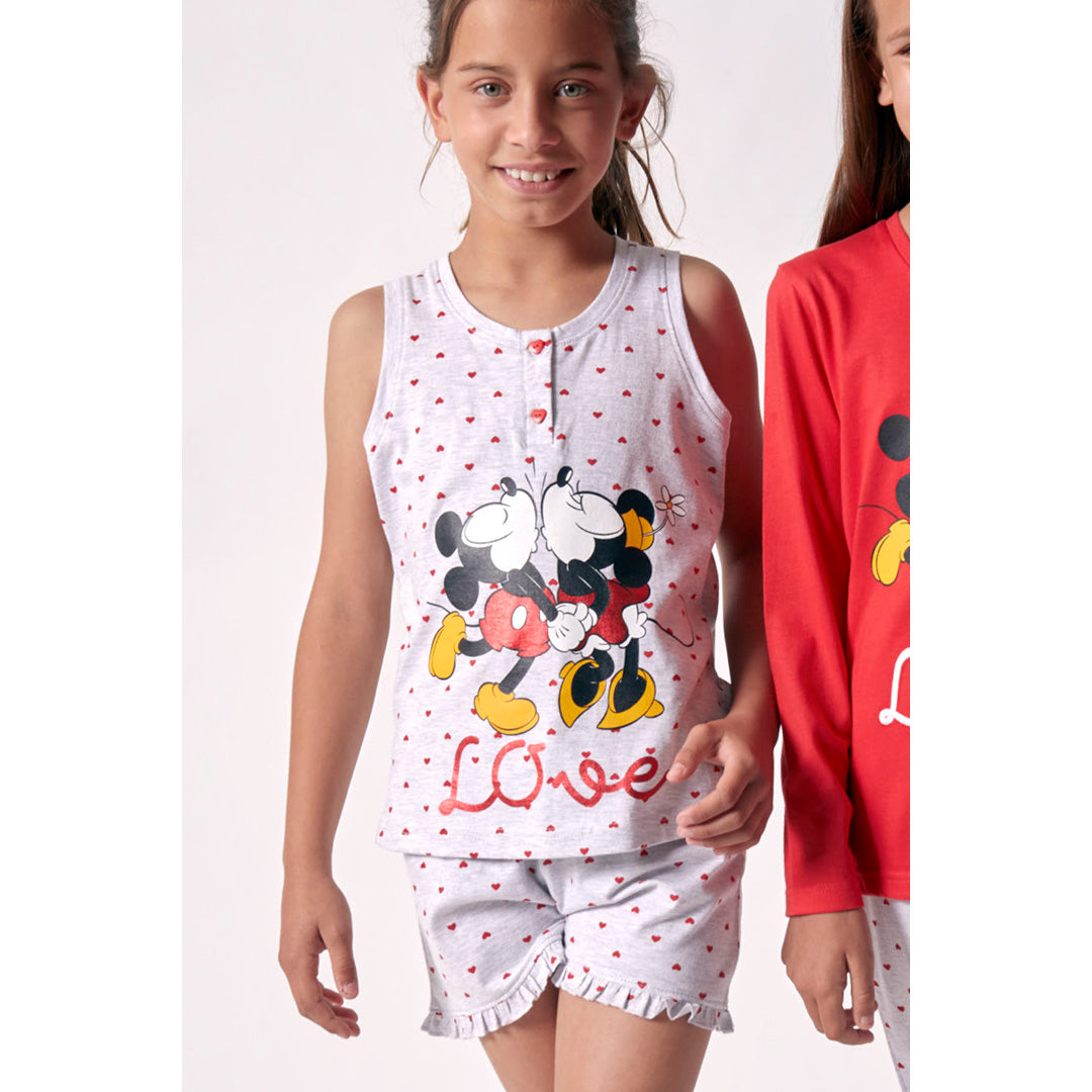 PIJAMA TWEEN CHICA M&M LOVE 55463 DISNEY