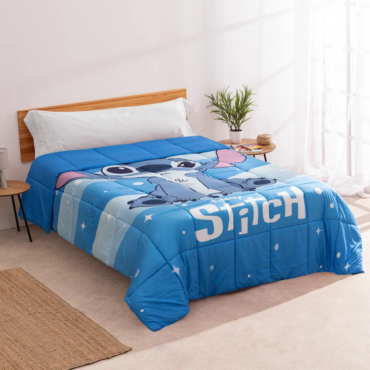 EDREDON CONFORT LILO Y STITCH WAVES
