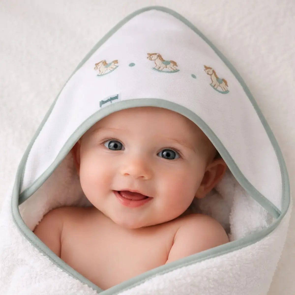 CAPA DE BAÑO T-1M B04 BLANCO-VERDE MARTIFANEL