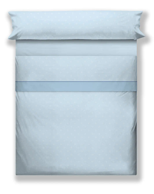 JUEGO SABANAS CORALINA DOGAN AZUL CAÑETE