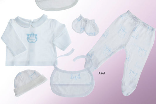 JUEGO INFANTIL 5 PZAS 10911 AZUL GAMBERRITOS